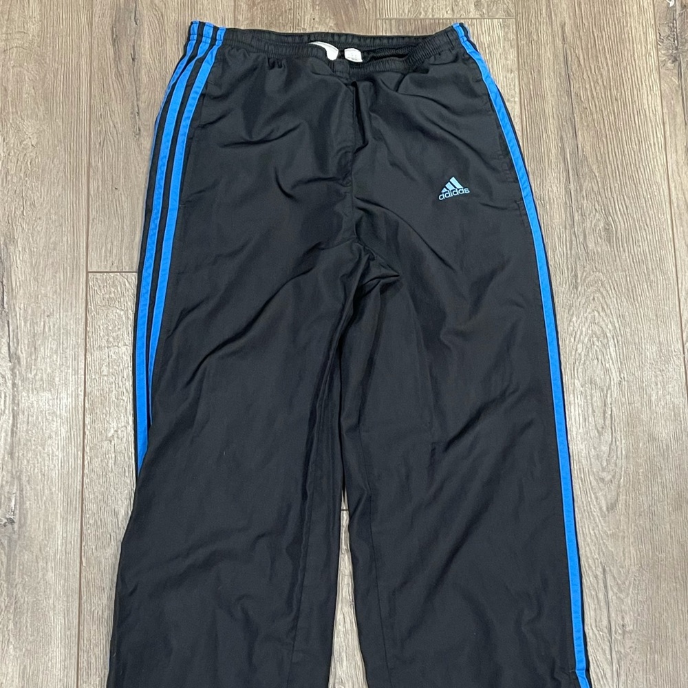 Y2K vintage 2000s black adidas joggers